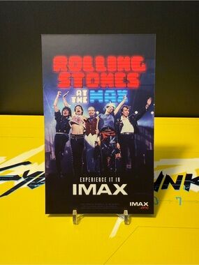 Rolling Stones at the Max- AMC IMAX Ticket Card 4 x 7 - Limited Edition PROMO